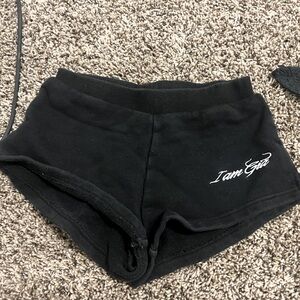 Black iamgia mini shorts XXS